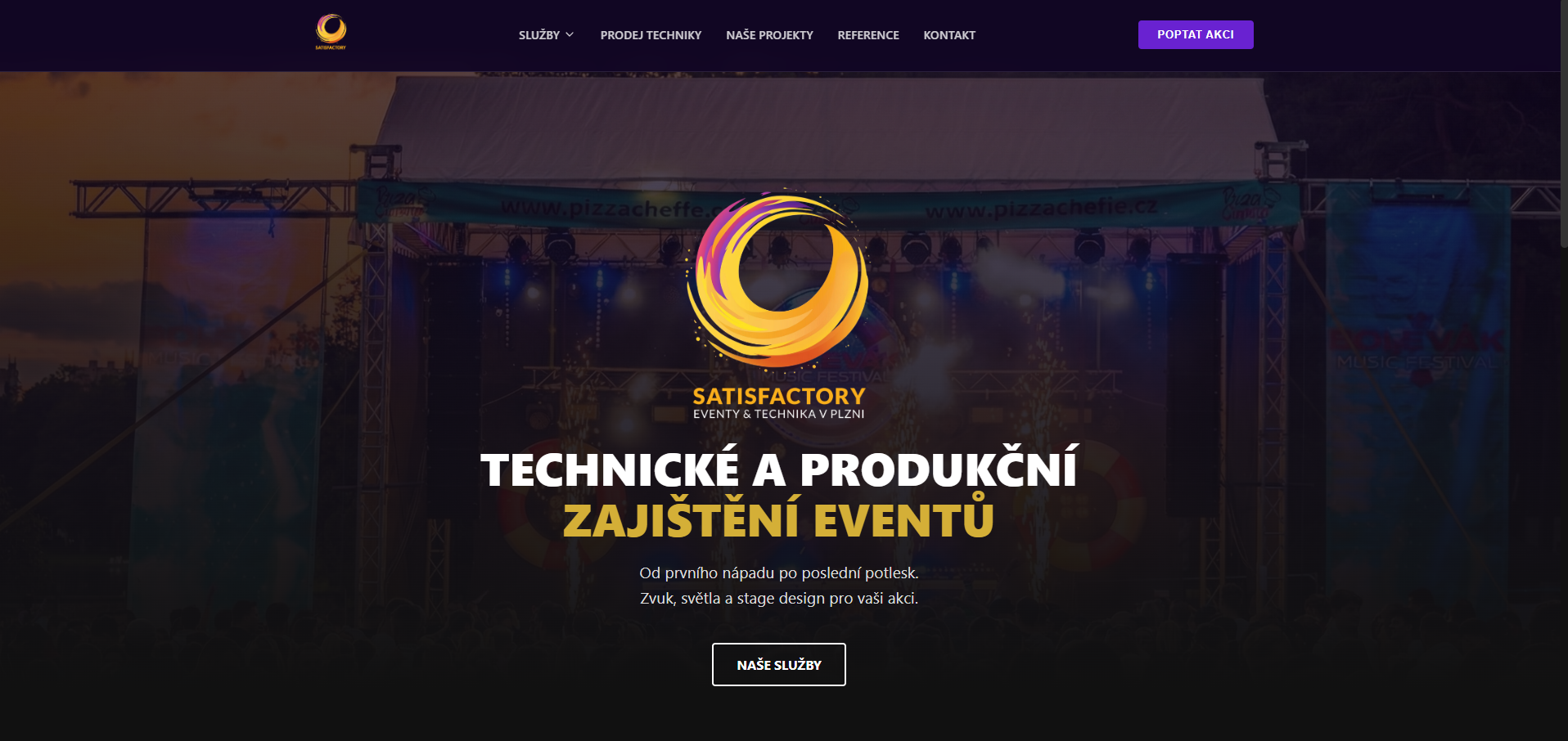 Satisfactory: Eventová produkce na klíč