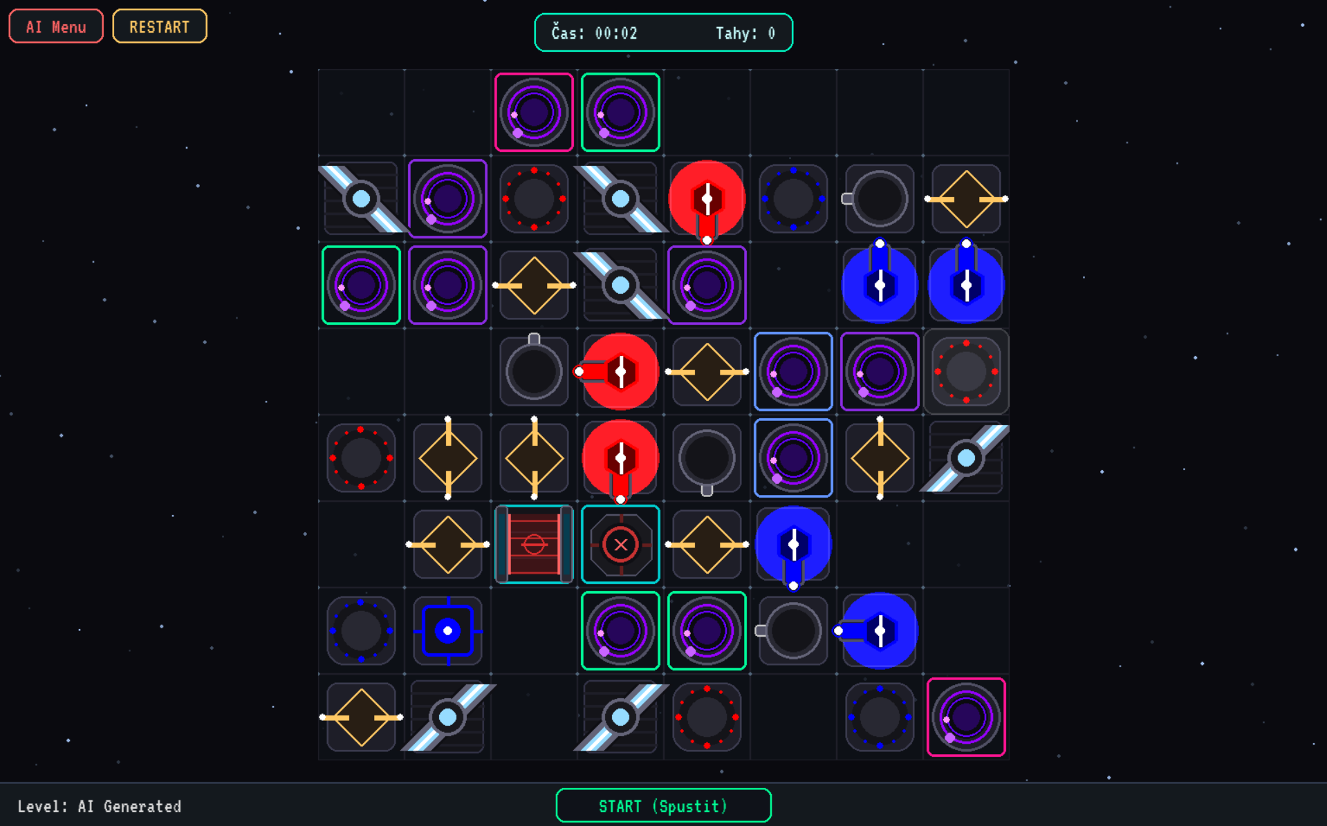 Galerie Spectra Maze: Hra světla a inteligence
